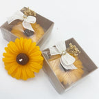 Wedding Favors for Guests Bulk Candle Favors Elegant Sunflower Candles – Baby Shower Communion Baptism Custom Bridal Shower Gifts, (10,20,30,50,100,150 Options Available in Customize Section) - Image 7