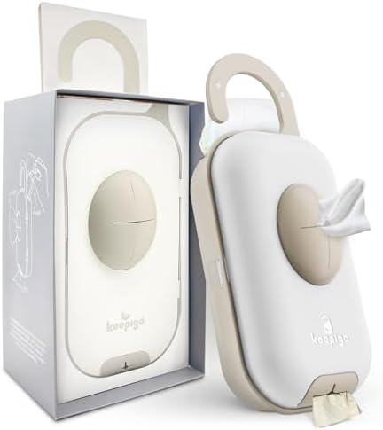 Diaper Bag Wipe Dispenser | 3-in-1 Portable Diaper Caddy Organizer, Baby Wipe Holder with Disposable Bags | Baby Essentials for Newborns, Toddlers, Travel & Baby Shower Gifts by Unknown