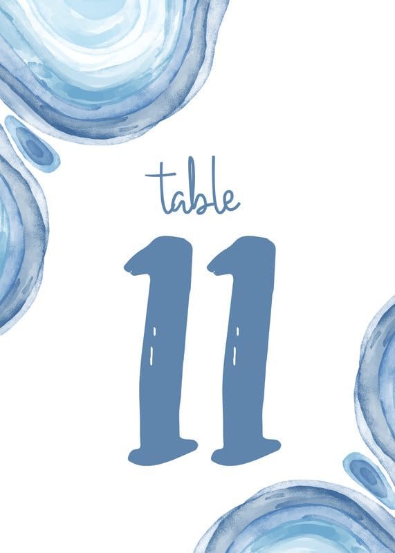 ANANYA FASHION & CRAFTS HUB Hand Drawing Wedding Table Number Cardss 1-100 Double Sided With Head Table For Reception Event Party Baby Shower Birthday 5x7 Inch by AnanyaFashionCraftsHub
