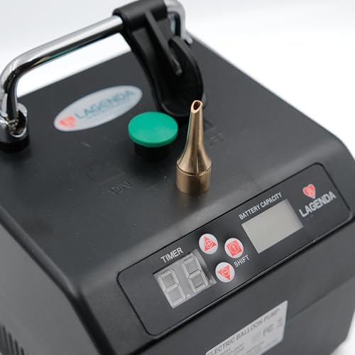 Lagenda B231 Electric Balloon Inflator - Balloon Pump with Digital Timer, Professional Portable Air Blower for Party Events Decoration - Image 5