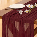 Cheesecloth Table Runner Fall Boho Wedding Birthday Party Home Decor by Socomi