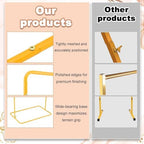 2Pcs Gold Wedding Sign Stand,Adjustable Height Welcome Poster Easel Stand - Image 6