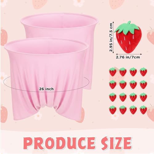 22 Pcs Strawberry Baby Shower Games Funny Diapers Games - Image 2
