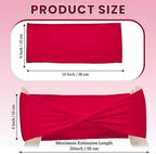 MDS Pack of 125 Spandex Chair Sashes Without Slider Buckles – Red - Image 2