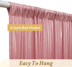 20ft x 10ft Rose Gold Sequin Backdrop Curtains for Party Wedding Shimmer Curtain Backdrop Prom Sparkly Glitter Fabric Photo Backdrop Drapes for Birthday Party Photography Baby Shower 5x10FT, 4 Panels - Image 7