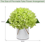Light Green Flower Table Centerpieces - Set of 6 - Image 2