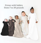KYTE BABY Sleep Bag 1.0 TOG, Rayon Made From Bamboo Wearable Blanket, Dual Zipper For Infants And Toddlers Nursery Essentials - Image 5