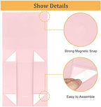 DaiUni 5 Pack 10.5"x7.5"x3.1" Pink Magnetic Gift Box with Lids for Present - Image 4