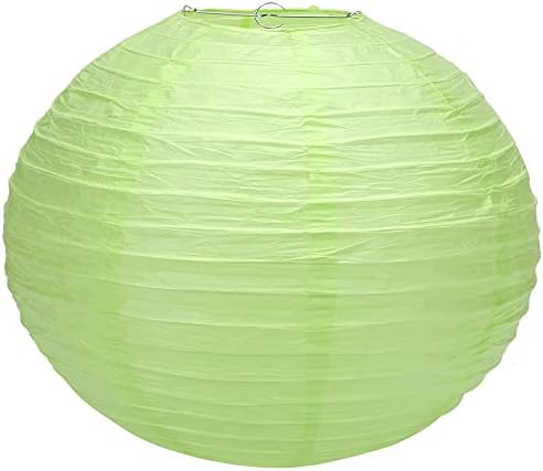16 inch Chinese Lanterns Large Paper Lanterns Green 5 Packs (Green, 16 inch) - Image 7