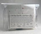 Of The Earth Handmade Paper - Wildflower Seed Paper Folding Escort Card - Place/Name/Gift - 3.5" x 4" - Set of 24 (36s Fern & Chard) - Image 5