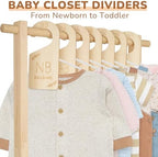 Wooden Baby Storage Crate Closet with Handles, Nursery Decor - Image 5