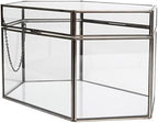 Hanna Roberts Card and Gift Holder Glass Cards Box for Weddings, Birthdays, Graduations, Baby and Bridal Showers (Black, Full Opening) - Image 6