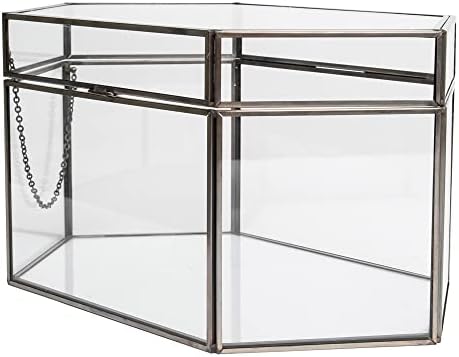 Hanna Roberts Card and Gift Holder Glass Cards Box for Weddings, Birthdays, Graduations, Baby and Bridal Showers (Black, Full Opening) - Image 6
