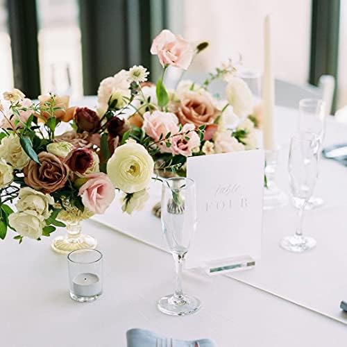 20 Pack 4x6 Inch Blank Frosted Acrylic Sheet Sign 1/8 Inch Thick | DIY Frosted 4"x6" Acrylic Pieces, Perfect as Table Numbers, Wedding Signs and DIY Projects - Image 7