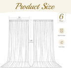 30x12ft Navy Blue Backdrop Curtains, Navy Blue Drapes for Backdrop Draping Fabric for Wedding Party Bridal Baby Shower Prom Birthday Graduation 5x12FT, 6 Panels - Image 5