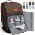 PILLANI Baby Diaper Bag Backpack - Large Bag for Boys & Girls, Waterproof Diaper Backpack - Travel Diaper Bags w/Changing Pad, Baby Registry Search & Shower Gifts - Essentials Must Haves Newborn Stuff by Pillani