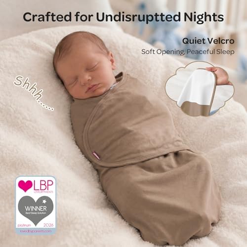 Momcozy Swaddles for Newborns, Quiet Fastener Swaddle for Infant 0-3 Months - Image 3