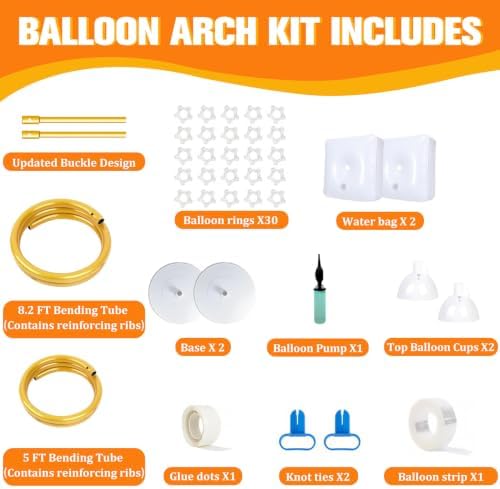 Balloon Arch Kit for Wedding Decoration 9.2FT & 6FT - Gold - Image 4