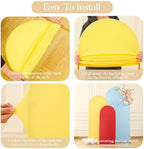 Yellow Red Blue Arch Backdrop Covers 6.6FT 7.2FT 8FT Baby Shower Wedding Photo Birthday Party Arch Covers Stretchy Backdrop Set of 3 - Image 4