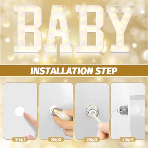 Ledido Easy-Assemble 4FT Marquee Light Up Letter, Large Lighted Letter R - Image 5