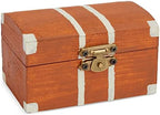 Bright Creations Baby Shower Decorations Mini Unfinished Wooden Treasure Boxes - 3.5 x 2.2 x 2 In, Brown, Pack of 24, Chest Style - Wooden Treasure Chest to Paint & Party Favors - Image 7
