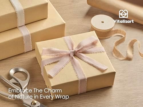 Vitalizart Cotton Ribbon 5/8" x 63 Yds Handmade Frayed Fringe Assorted Bulk - Image 4