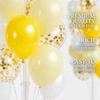 Hiins Pastel Yellow Balloons Tree Kit With Base,Pole for Party Decor - Image 5