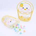 QQ Studio 50 Animal Boba Cup Design Goodie Bags Clear Window Plastic Resealable Zipper Seal Lock Packaging Food Storage Pouch Party Favor Birthday Bags with Top Handle - Image 5