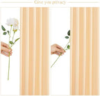 20x10 Dark Champagne Backdrop Curtain for Parties Wedding Baby Shower Wrinkle Free Photo Curtains Backdrop Drapes Fabric Decoration for Bridal Shower 5ft x 10ft,4 Panels - Image 6