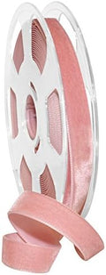 Morex Ribbon Ribbon, Nylon, 5/8 inch by 11 Yards, Dusty Rose, Item 01215/10-623 Nylvalour Velvet, 5/8" x 11 yd, by MorexRibbon