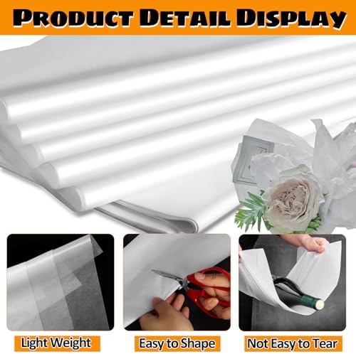 200 Sheets 24"x36" Acid Free Archival Tissue Paper Unbuffered No Acid Paper - Image 3