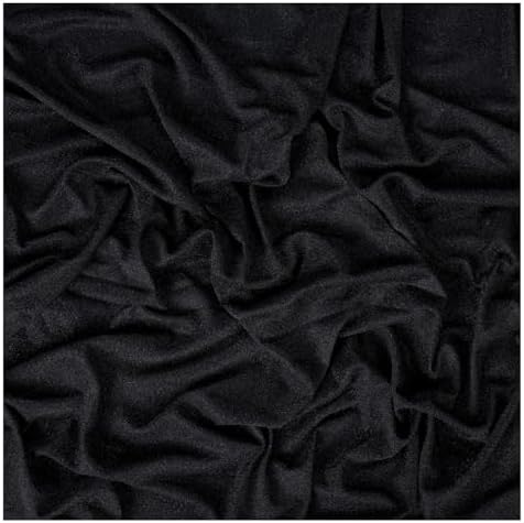 Pack of 25 Yard Chiffon Drapery Fabric, 60" Wide, Multiuse - Black - Image 5