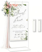 Adjustable Wedding Sign Stand by WeddingPartyDecoration