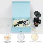 Large Gift Boxes with Lids 5 Pcs 13X11X5.3 In Blue Magnetic Gift Box Large - Image 2