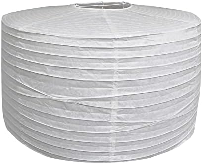 Paper Lantern Lights Hanging Drum Paper Lampshade, 2PCS 18 inch by TopAAA