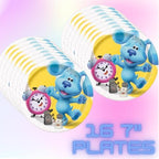 Blues Clues Party Supplies: Birthday Decorations, Plates, Cups, and Tableware for 16 Guests - Perfect for Birthday Party or Baby Shower - Image 3