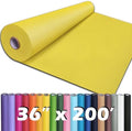 PerkHomy 36" x 2,400" (200') Lemon Yellow Kraft Paper Roll for Craft Bulletin Board Paper Art Table Covering Crafting Gift Wrapping Bouquet Packing Parcel 80GSM 55LB (Lemon Yellow, 36" x 200') by PerkHomy