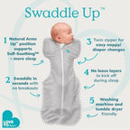 Love to Dream Swaddle Up Bamboo Baby Sleep Sack | 1.0 TOG, 13-19lbs, Olive - Image 7