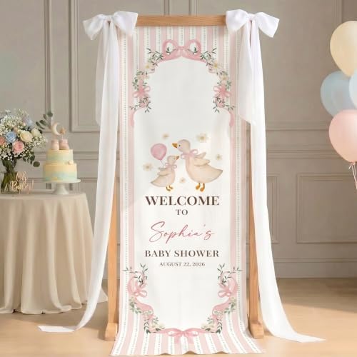 Custom Name Baby Shower Fabric Welcome Sign #5 by Unknown