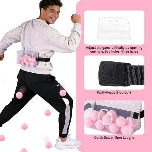 6 Sets Funny Baby Shower & Bridal Shower Games - Hilarious Activities, Perfect Ice Breakers, Ping Pong Twerk Challenge (Pink) - Image 4