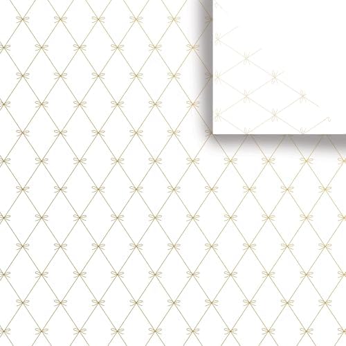 Jillson & Roberts Printed Unfolded Gift Tissue 20" x 30", Beautiful Bows, 240 Sheets by JILLSONROBERTS