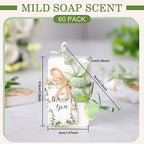 Demissle 100 Sets Mini Eucalyptus Soaps Baby Shower Favors for Guests Bulk - Image 3