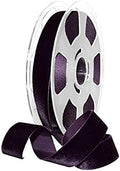 Morex Ribbon Velvet Ribbon Nylvalour, 7/8" x 11 Yd, Eggplant (01225/10-581) by MorexRibbon