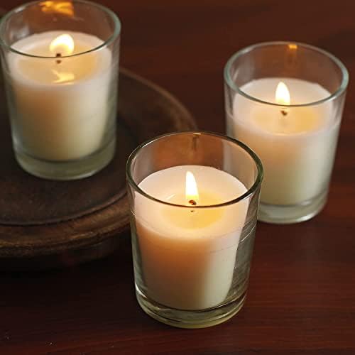 Hosley Unscented Votive Candles, Clean-Burning with 10-12 Hour Burn time Ideal for Weddings, Parties, Aromatherapy, (Ivory, 240) - Image 6