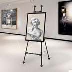 Heavy Duty Large Easel Stand for Mirror Display Wedding Sign(Black 47'') - Image 7