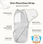 Momcozy Swaddles for Newborns, Quiet Fastener Swaddle for Infant 0-3 Months - Image 2