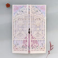 50Pcs Glitter Ivory Wedding Engagement Anniversary Birthday Invitation by ZLFZJH