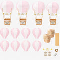 Light Pink Hot Air Balloon Decorations for Baby Shower Table Centerpieces by Yvlixyn