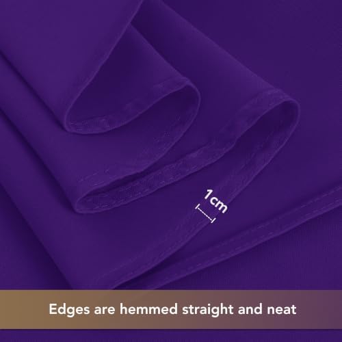 sancua Purple Tablecloths Rectangle, 8 Pack Table Cloth for 6 Foot Tables - Image 5