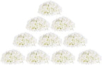 BLOSMON Fake Hydrangea Flower Ball Centerpieces for Wedding, 10 Pcs, White - Image 7